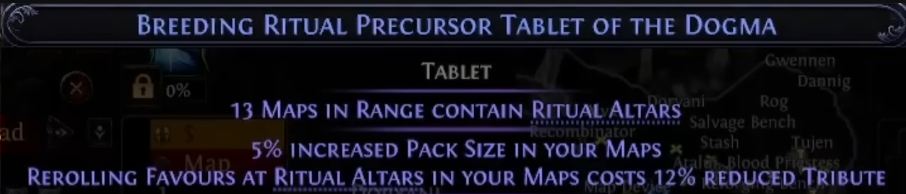 breeding ritual precursor tablet of the dogma